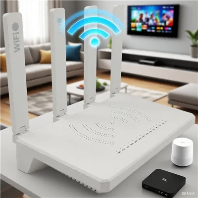 The Evolving Home Gateway: Rozbalenie 4GE + 1POTS + AC WiFi + CATV Powerhouse
